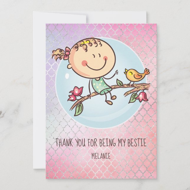 Cute BFF Besties Kawaii Gifts for Girls Friends (Front)