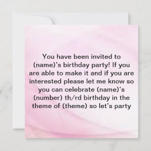 Cute bff birthday  invitation