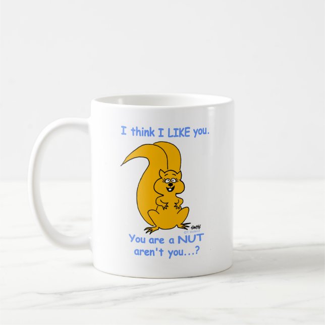 Cute BFF Friendship Anniversary Squirrel     Coffee Mug (Left)