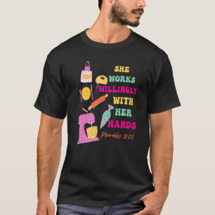 Cute bible verse baking cake cupcake baker decorat T-Shirt