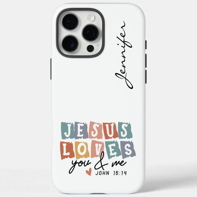 Cute Bible Verse John 15:14 iPhone Case-Mate iPhone Case (Back)