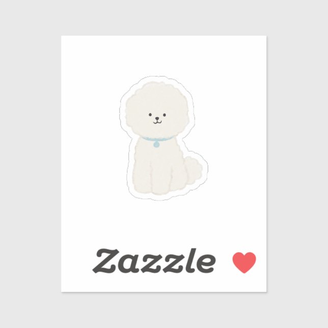 Cute Bichon Frise Fluffy Nursery Playroom (Sheet)