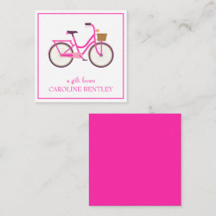 Cute Bicycle Gift Enclosure Cards