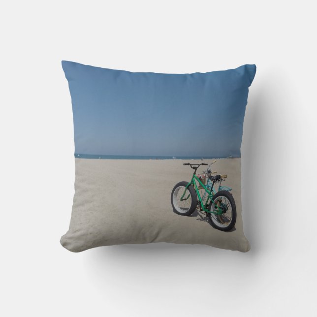 Cute Bicycle Pillow! Cushion (Front)