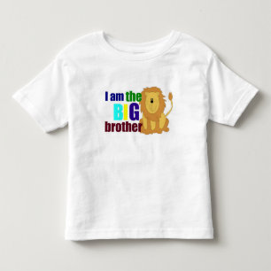 Cute Big Brother with Lion Toddler T-Shirt