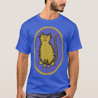 Cute Big Cat Year of the Tiger Oval T-Shirt