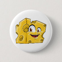 Cute big cheese - funny food cartoon character