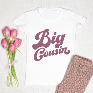 Cute Big Cousin   Purple Matching Family Baby T-Shirt