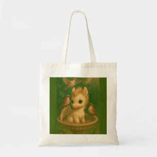Cute, Big-eyed, baby unisus, pegasus unicorn  Tote Bag