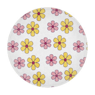 Cute big flowers cutting board