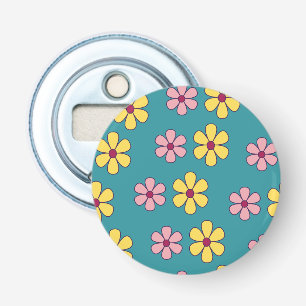Cute big flowers pattern bottle opener