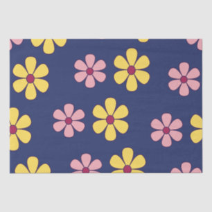 Cute big flowers pattern tissue paper
