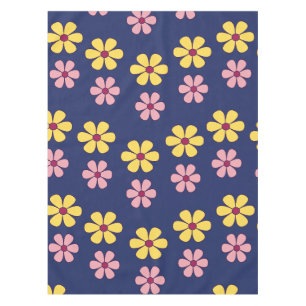 Cute big flowers tablecloth