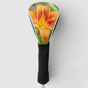 Cute big Lily flower photo Golf Head Cover