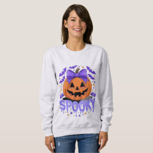 Cute big Pumpkin in the helloween Sweatshirt
