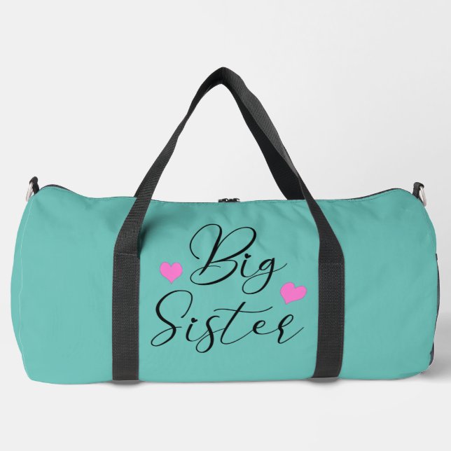 Cute Big Sister       Duffle Bag (Front)