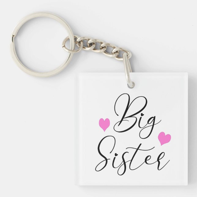 Cute Big Sister        Key Ring (Front)