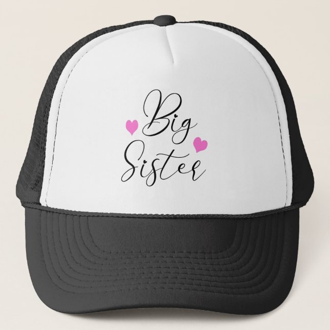 Cute Big Sister       Trucker Hat (Front)