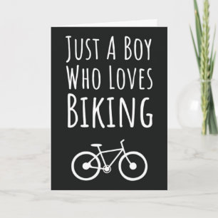 Cute Biking Cards For Baby Boys Kids Cycling Biker