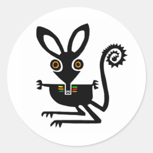 Cute BILBY - Australia - Endangered animal Classic Round Sticker