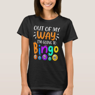 Cute Bingo For Men Women Bingo Lovers & Players T-Shirt