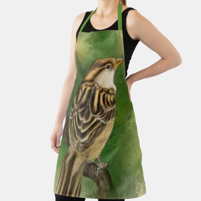 Cute Bird Apron Spring (Insitu)