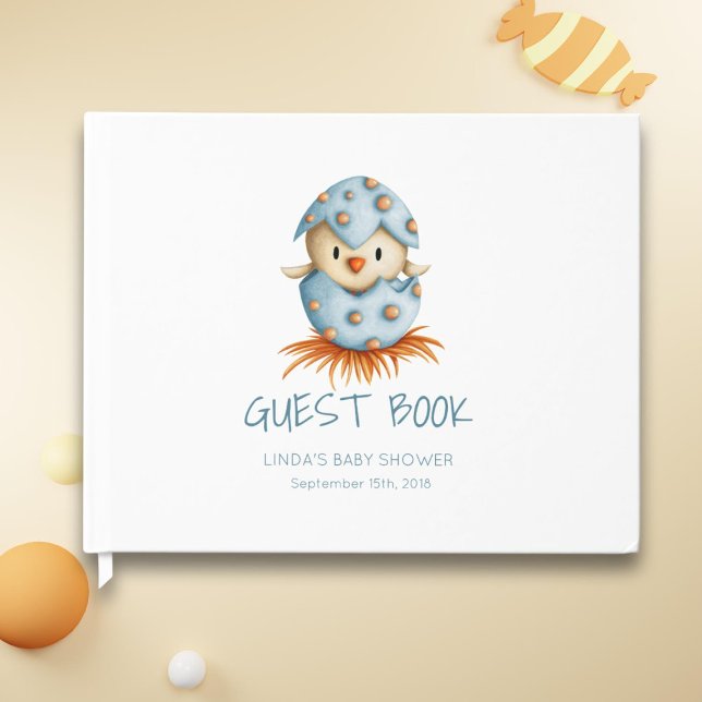 Cute Bird Baby Shower Guest Book (Creator Uploaded)