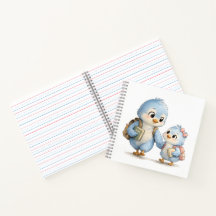 Cute Bird Brother Sister Journal