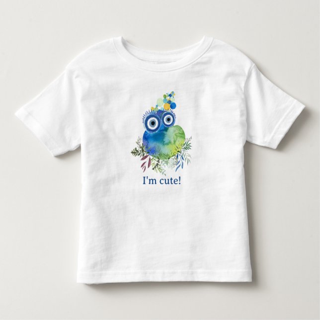 Cute Bird Collection of Little Guys Toddler T-Shirt (Front)