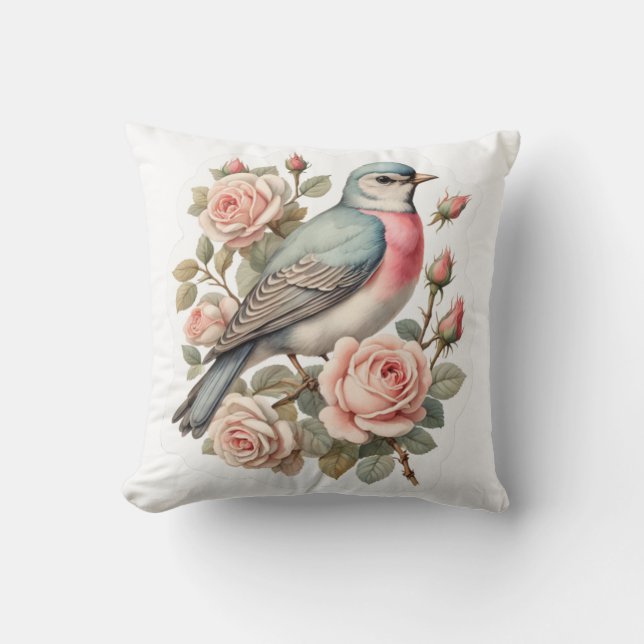 cute bird cushion (Front)