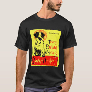 Cute Bird Dog Brittany Spaniel Dog Art Brittany T-Shirt