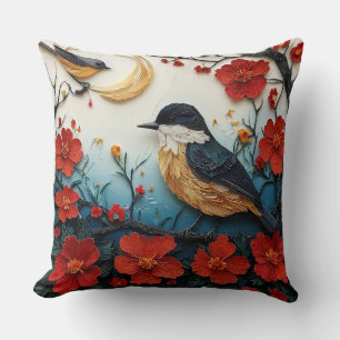 Cute bird for Bedroom & Living Room Cushion