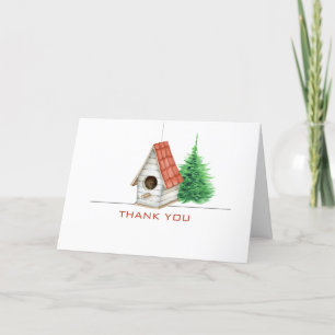 Cute Bird House Realtor or Mortgage Thank You Card