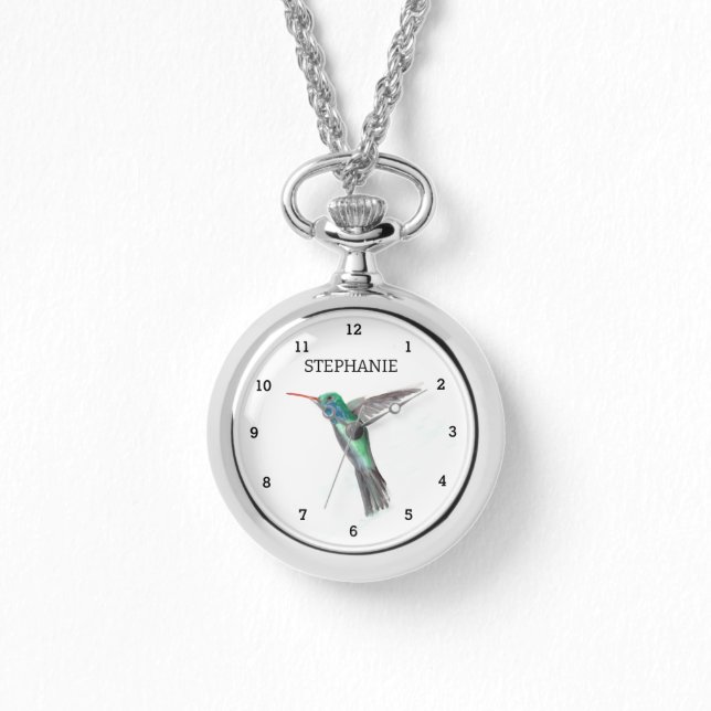 Cute Bird Hummingbird Flower Colibri Nature Watch (Front)