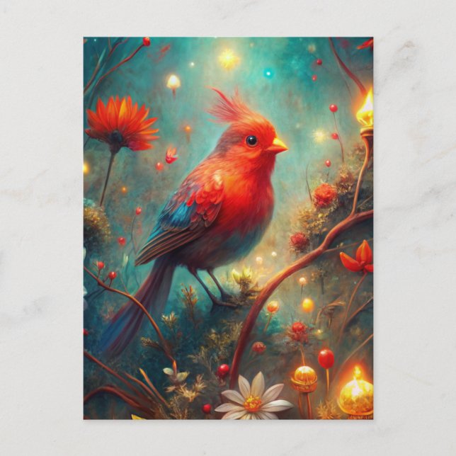 Cute Bird Postcard (Front)