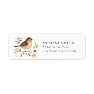 Cute Bird Return Address Labels