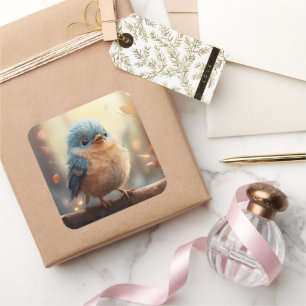 Cute bird sticker