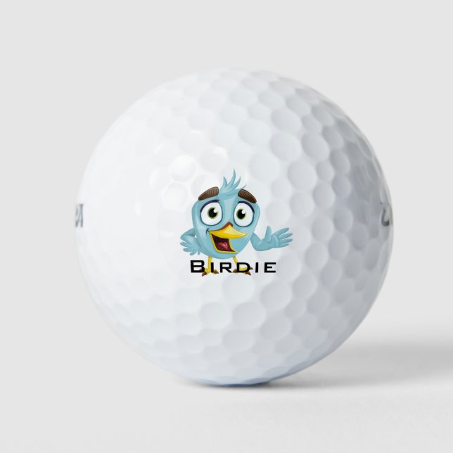 Cute Birdie Golf Balls (Front)