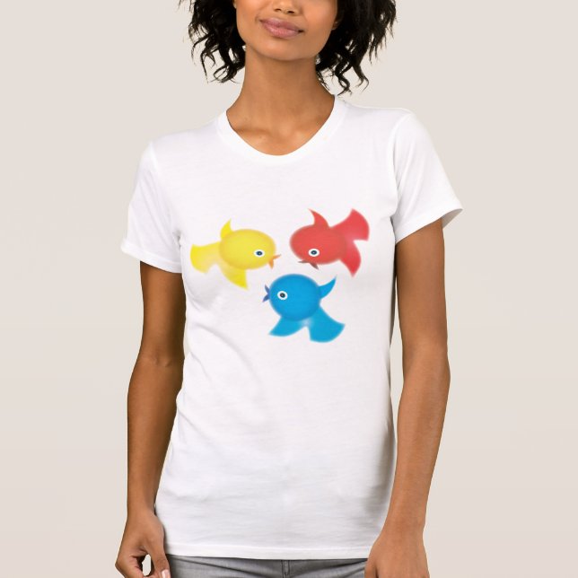 Cute Birdies T-Shirt (Front)