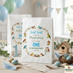 Cute Birds 1st Birthday Party – Fun Kids Favour Bags