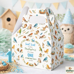 Cute Birds 1st Birthday Party – Fun Kids  Favour Box