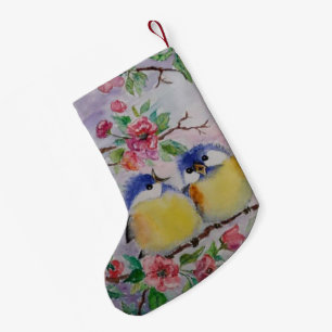 Cute Birds Christmas Stocking