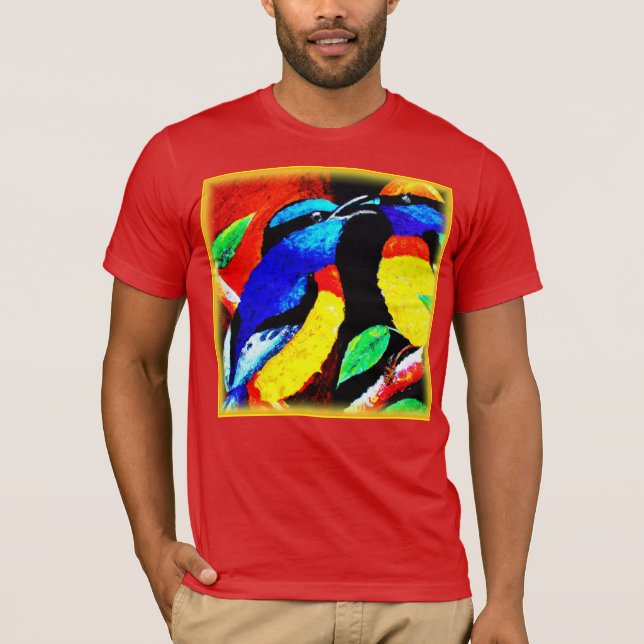 Cute Birds Couple. Buy Now T-Shirt (Front)