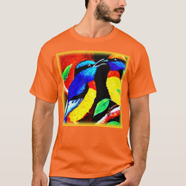 Cute Birds Couple. Buy Now T-Shirt (Front)