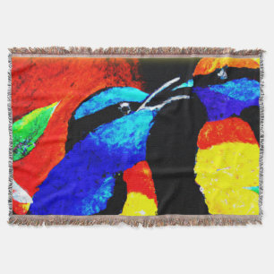 Cute Birds Couple. Buy Now Throw Blanket