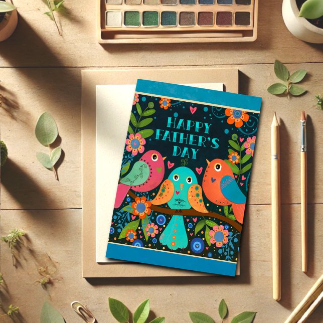 Cute Birds Father’s Day Inspirivity Card (Creator Uploaded)