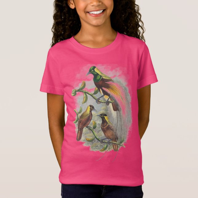  Cute birds girl tshirts (Front)