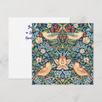 Cute Birds, Strawberry Thief Vintage Art