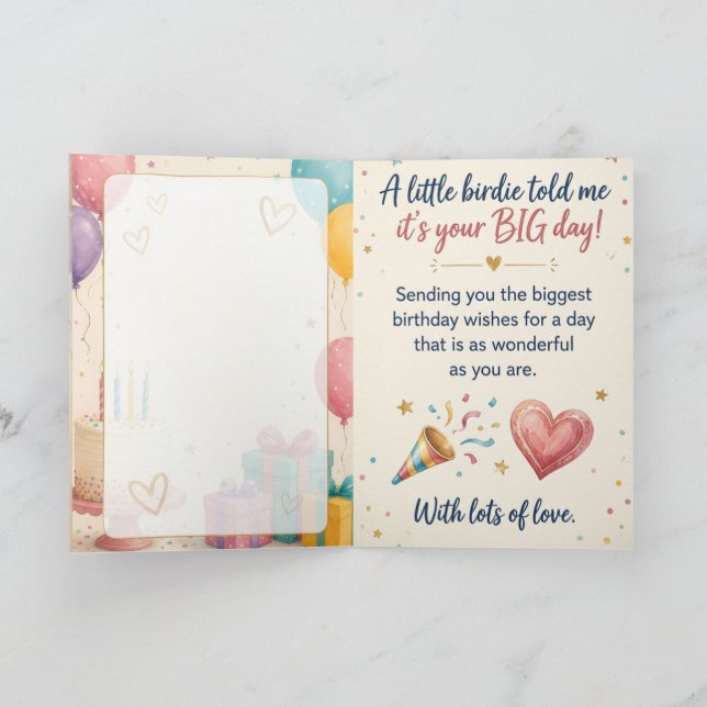Cute Birthday Card (Inside)