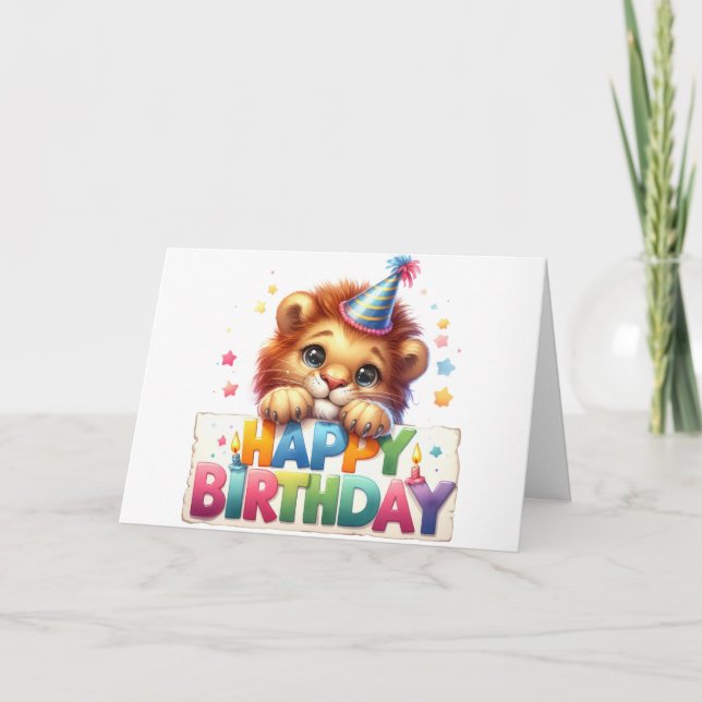 Cute Birthday Card  (Front)